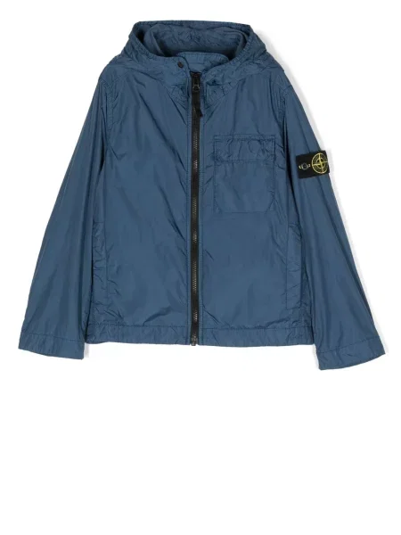 Kurtka dziecięca Stone Island niebieska
