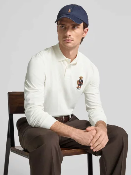 Polo Z Długim Rękawem Polo Ralph Lauren beżowe