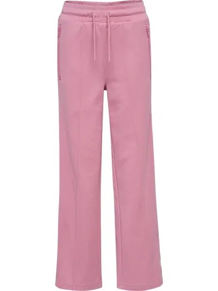 Hummel Pantaloni Archive roz alb