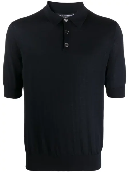 Polo Dolce & Gabbana din cașmir albastru