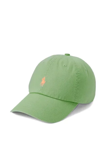 Șapcă Polo Ralph Lauren cu broderie din țesătură twill în carouri albastru