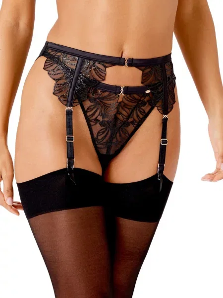 Нижня білизна GOSSARD для чулок нейлон/поліестер чорний