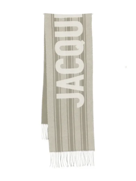 Vilnonis dryžuotas šalikas Jacquemus