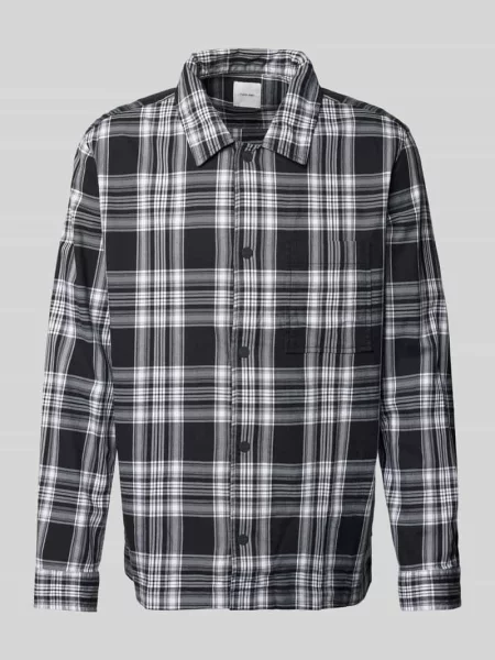 Kurtka koszulowa o kroju regular fit z kieszenią na piersi Ck Calvin Klein czarna