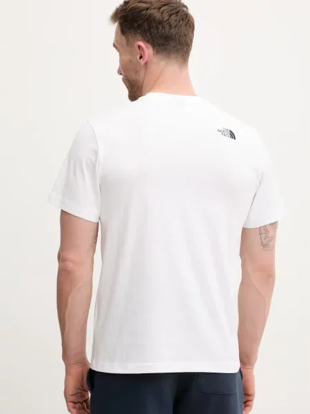 Tricou The North Face Mountain Logo Relaxed Short Sleeve Tee-Graphic TNF White L alb