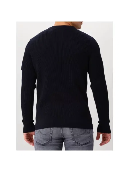 Sweter Stone Island z kamieniami niebieski