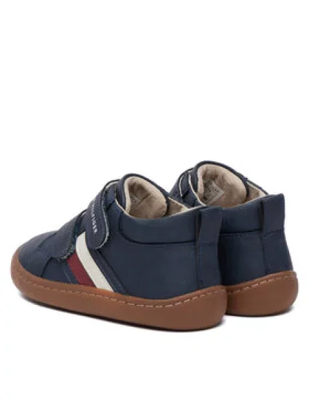 Sneakersy Tommy Hilfiger Mid Cut Velcro Sneaker Tmavomodrá