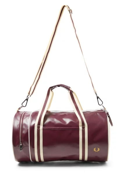 Fred Perry torba na ramię Classic Barrel Bag Mężczyźni Syntetyczny ONE SIZE czerwony