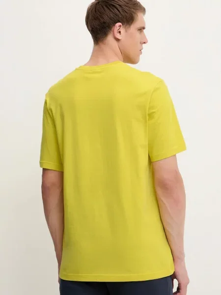 Tričko adidas Originals TS Crowd s potiskem žlutá