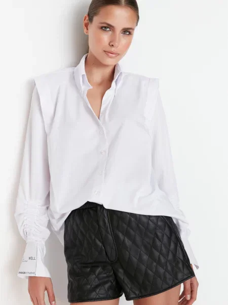Cămașă Trendyol alb