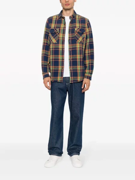 Pledinė ilgas veltinio marškiniai Polo Ralph Lauren balta