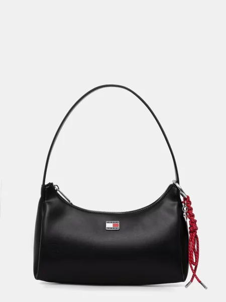 Pandantiv Tommy Jeans din piele negru