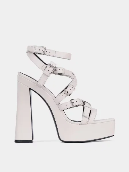 Шкіряні Босоніжки MIRATON білий