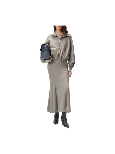 PINKO Spódnice Kobieta M Wełna Pabla Skirt szary