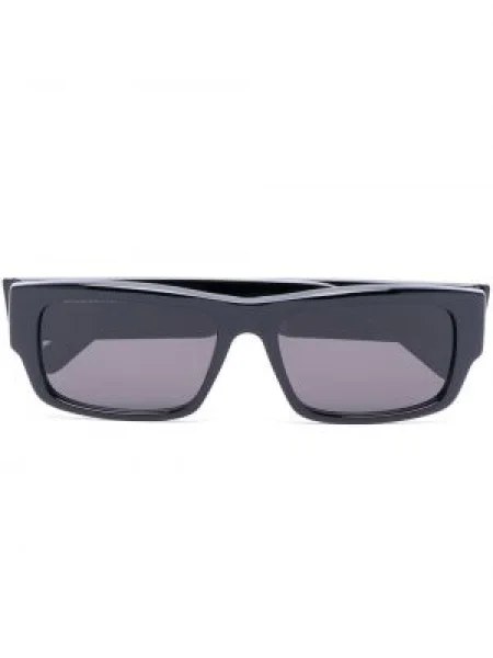Saulės akiniai Balenciaga Eyewear su autografu juoda