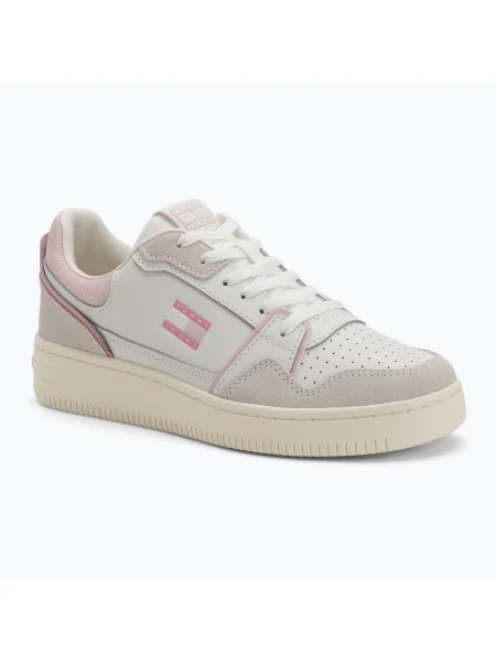 Tommy Jeans Retro Basket női cipő ecru/misty pink. Méret: 41 EU fehér