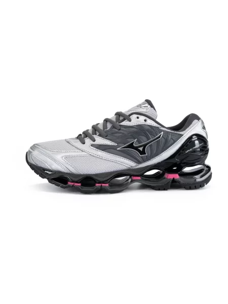 Sneakersy Mizuno skórzane szare