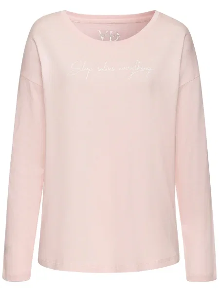 VIVANCE Tričko na spaní růžová bílá