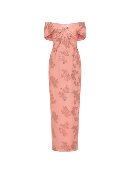 Rochie maxi Rebecca Vallance cu model floral roz