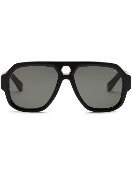 Ochelari de soare Philipp Plein negru