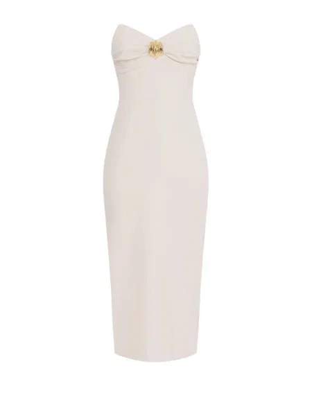 Elisabetta Franchi Rochie cocktail Écru alb