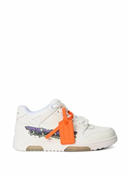Sneakerși Off-white business de drumeție alb