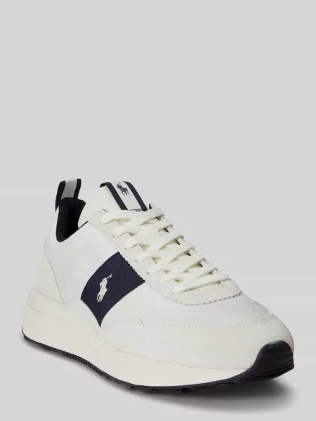 Sneakersy z wiązaniem Polo Ralph Lauren białe