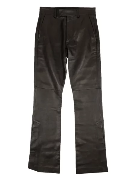 Pantaloni Amiri din piele negru