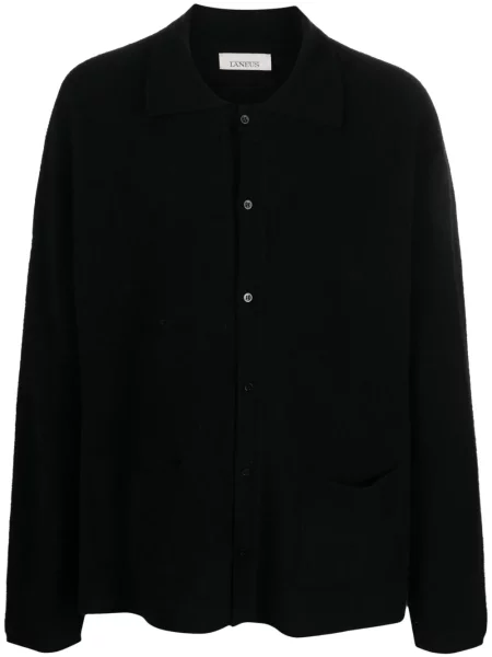 Cardigan Laneus lung negru