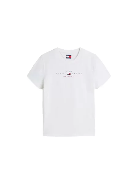 Tommy Jeans Tricou bleumarin / roșu alb