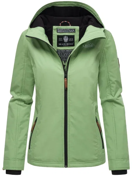 MARIKOO Geacă de primăvară-toamnă Brombeere' verde