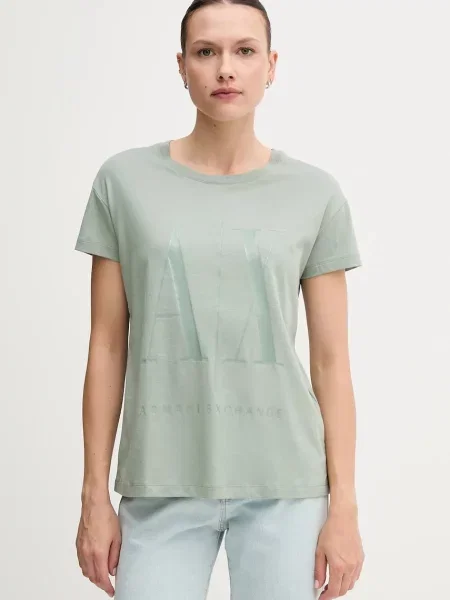 Armani Exchange póló zöld