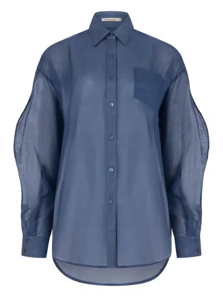 Przezroczysta koszula Paramidonna niebieska