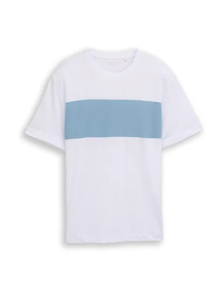 TOM TAILOR Tricou opal murdar alb