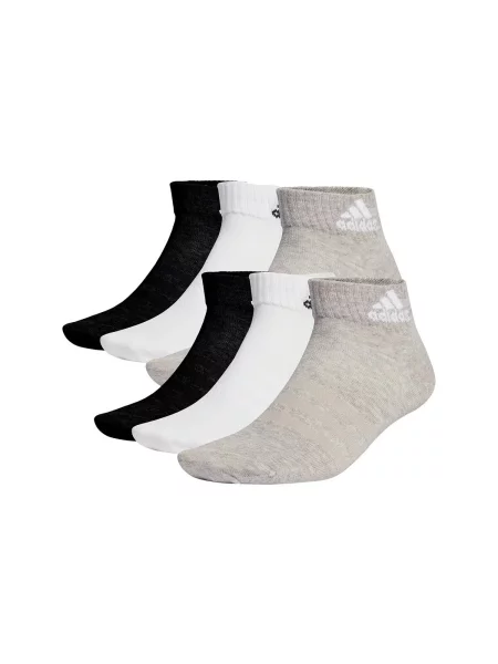 Čarape Adidas Sportswear s melange uzorkom siva