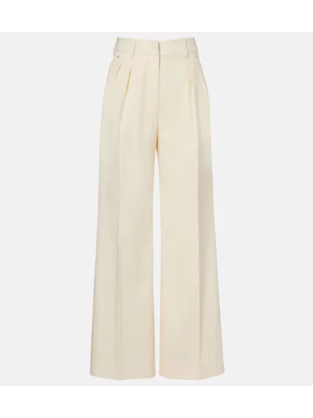 Pantaloni Moncler alb