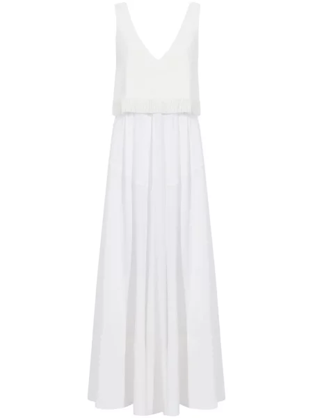 Rochie maxi Proenza Schouler de costum alb