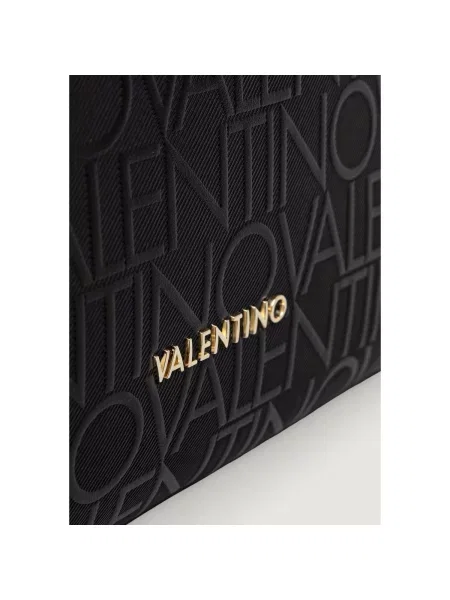Shopper kabelka Valentino Bags z ekologickej kože čierna