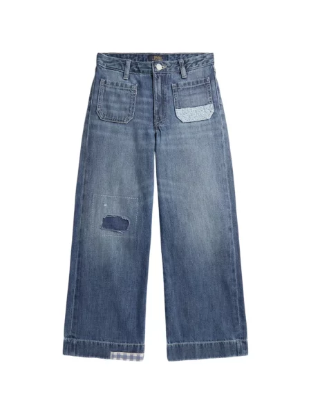 Jeansy dziecięce Polo Ralph Lauren niebieskie
