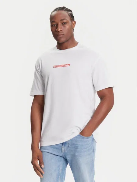 Quiksilver Tricou Dna Clicker Tee Comfort Fit alb
