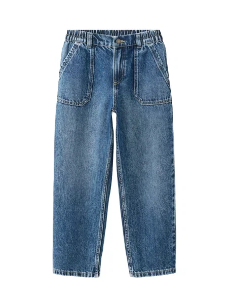 MANGO KIDS Jeans denim albastru
