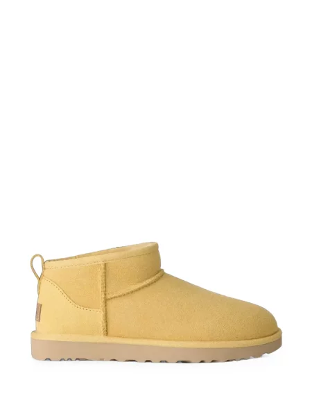 Chiloți Ugg din piele de căprioară slip-on clasic galben