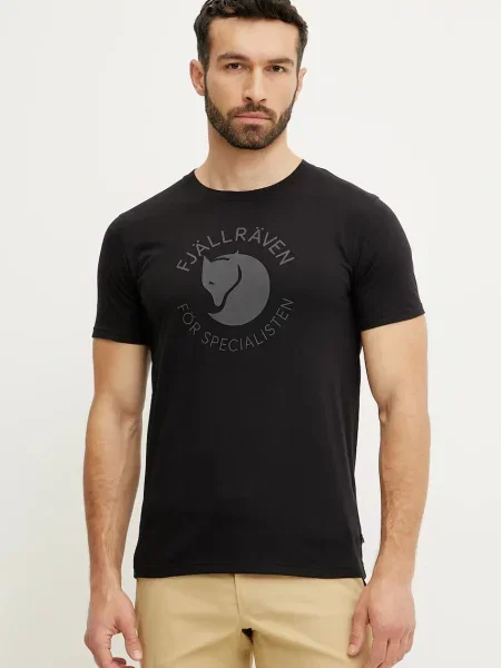 Fjallraven sportos póló Fjällräven Fox fekete
