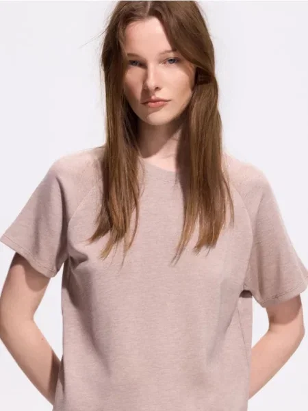 Tricou Reserved bej