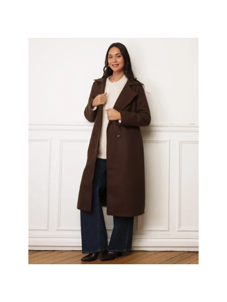 Palton La Modeuse maro