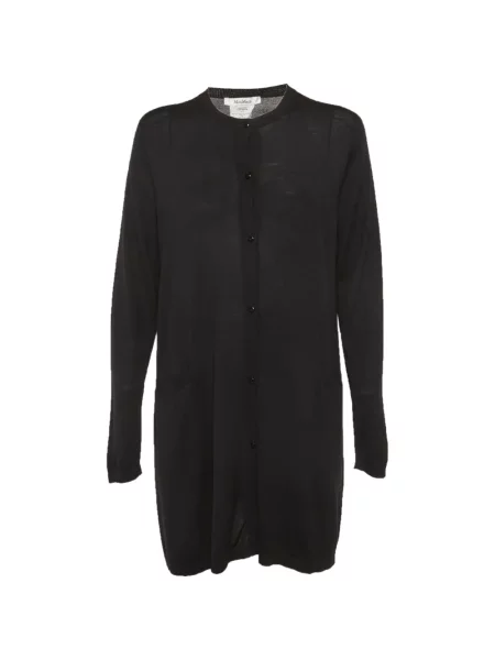 Lung cardigan Max Mara de lână negru
