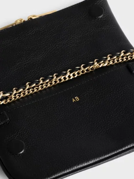 Кожаный клатч Zadig&voltaire черный