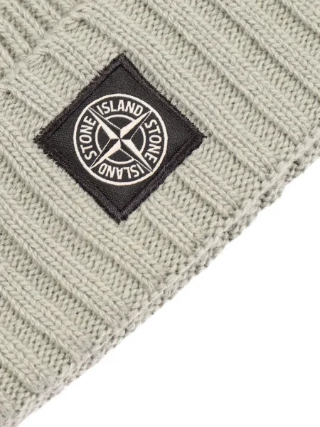 Czapka dziecięca Stone Island szara