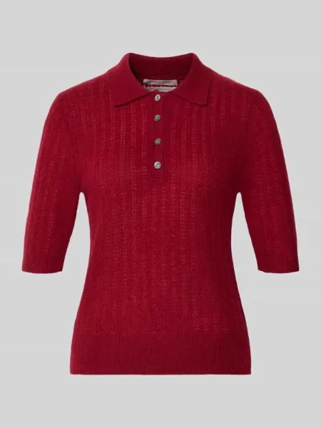Bluza o kroju slim fit z czystego kaszmiru Christian Berg Woman