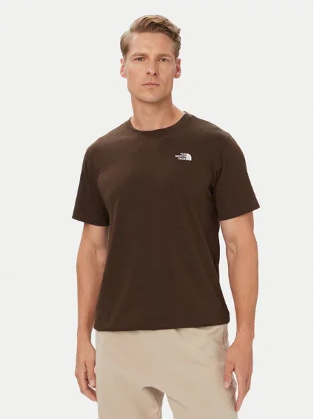 The North Face Tricou Evolution Simple Dome închis maro